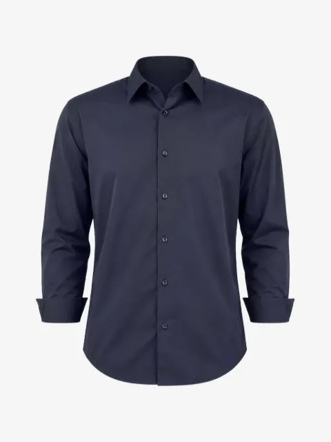 PATRICK ASSARAF camisa manga larga con pinzas