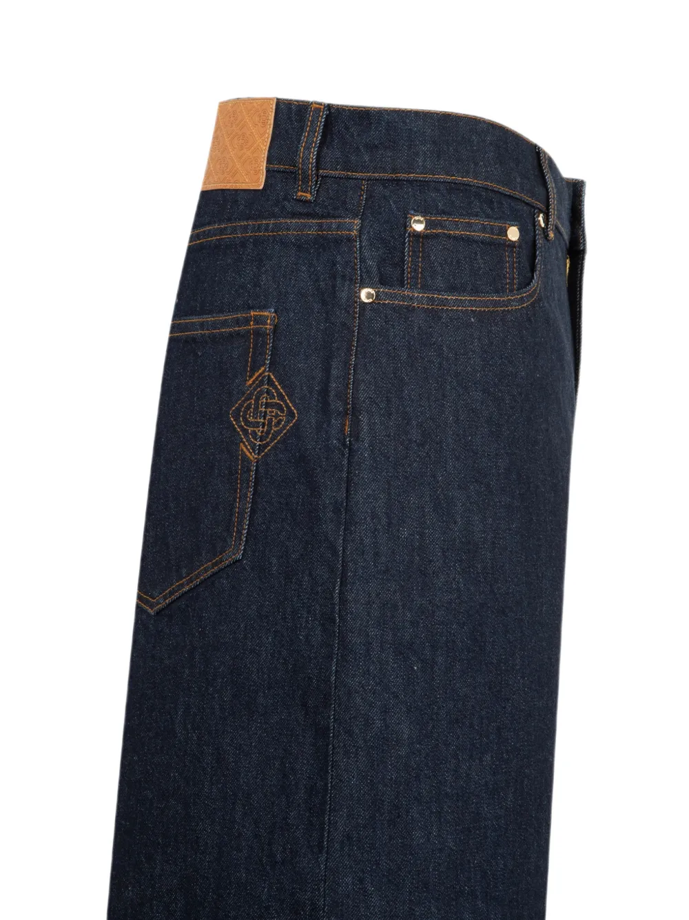 Casablanca Denim shorts Blauw