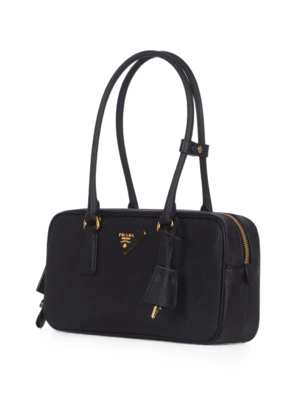 Prada Saffiano leren shopper Zwart