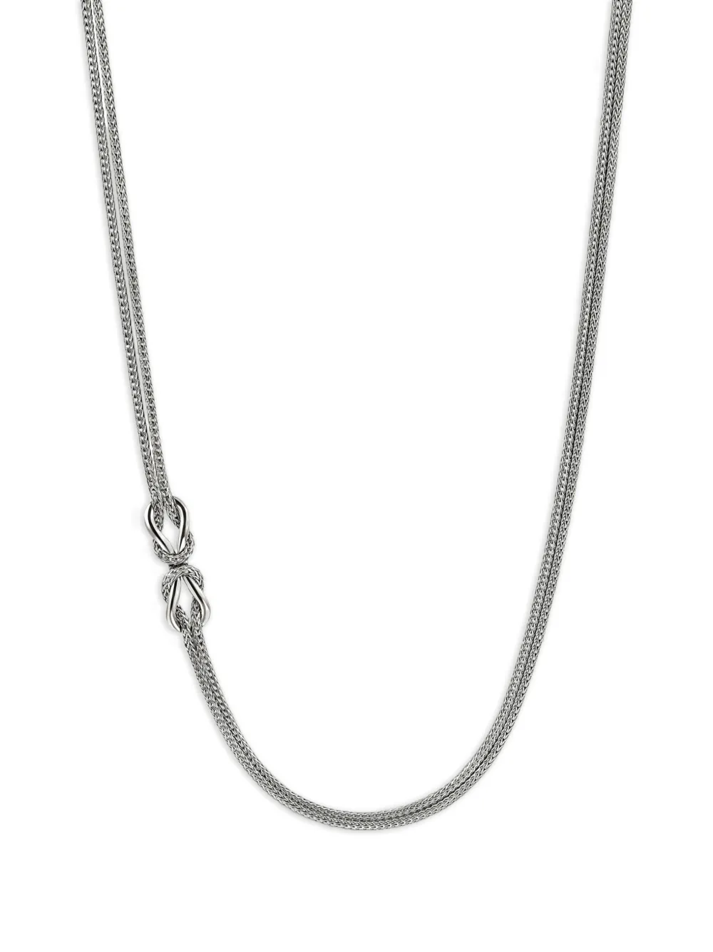 John Hardy Infinite Love Knot Halskette - Silber