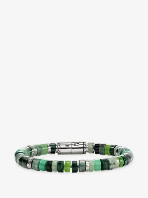 John Hardy bracelet Heishi serti d'émeraude