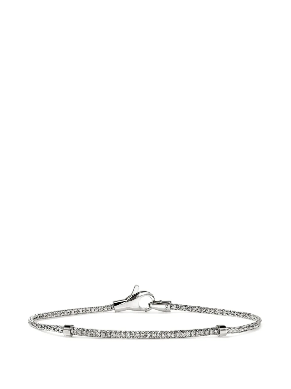 John Hardy Essential Armband mit Diamanten - Silber