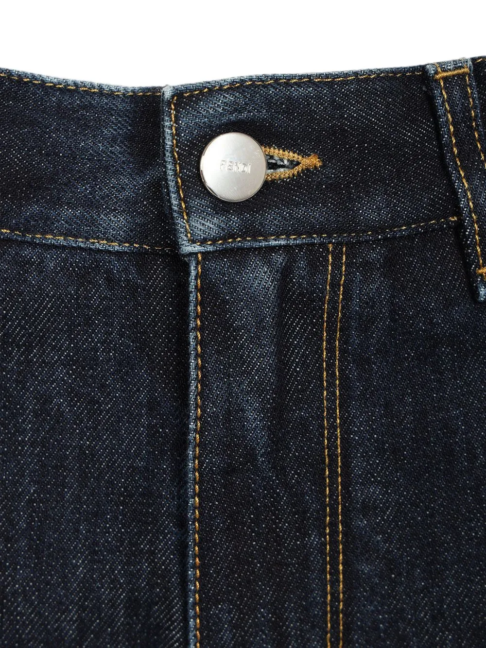 FENDI Straight jeans Blauw