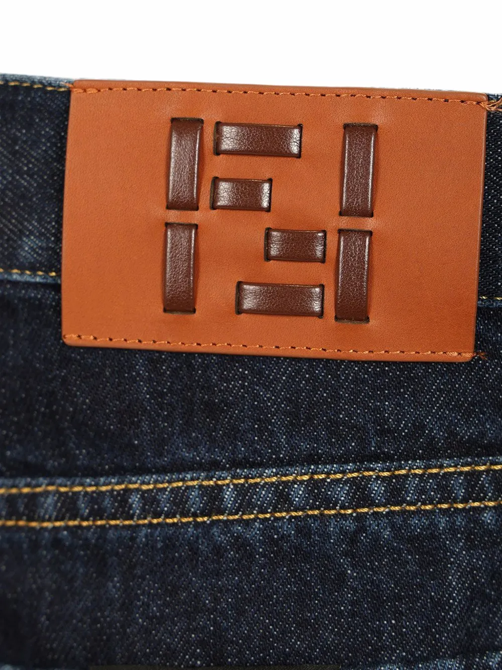 FENDI Straight jeans Blauw