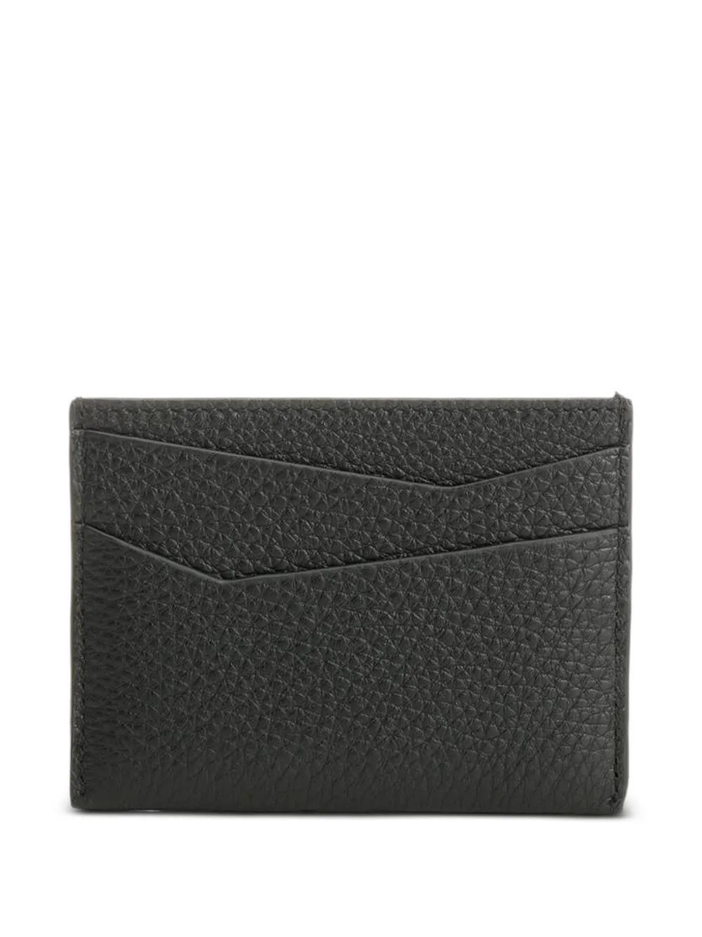 LOEWE Puzzle Edge pasjeshouder van bewerkt leer Zwart