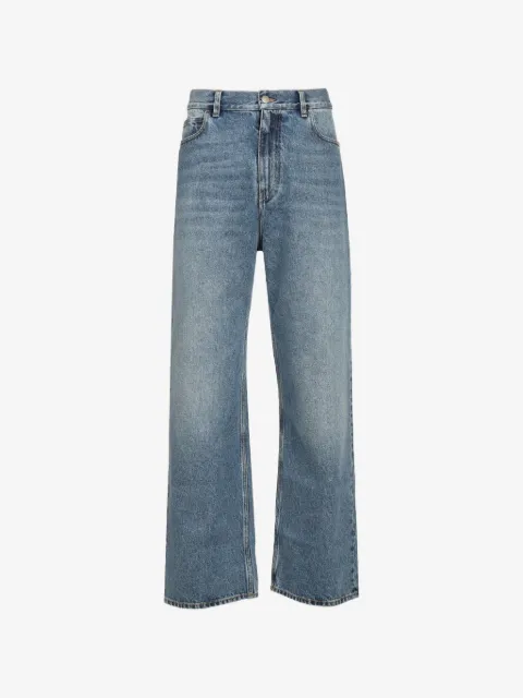 FENDI FF Selleria stone-wash jeans