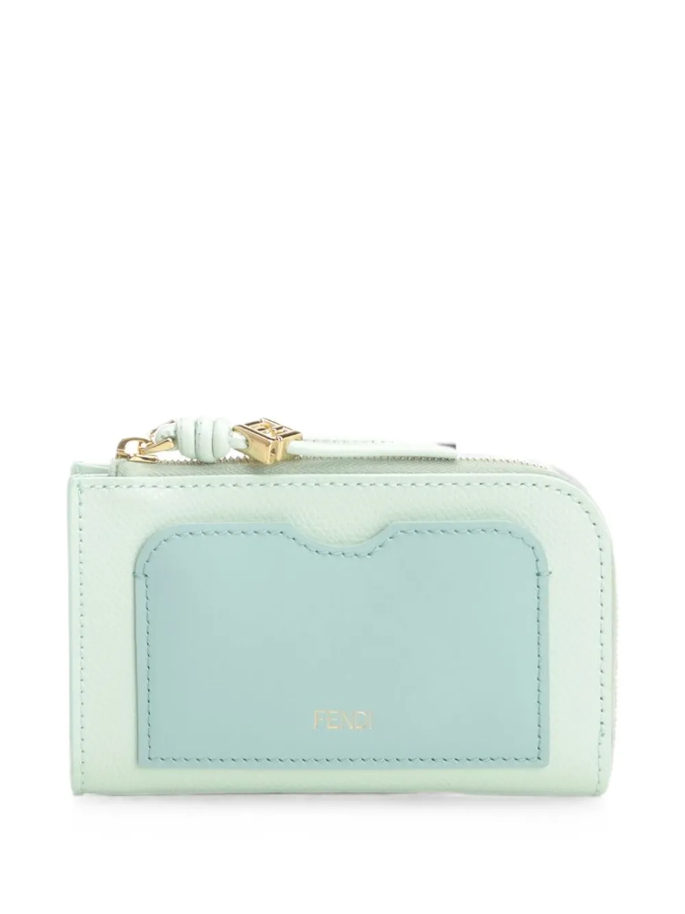 FENDI FF Diamonds card holder - Verde