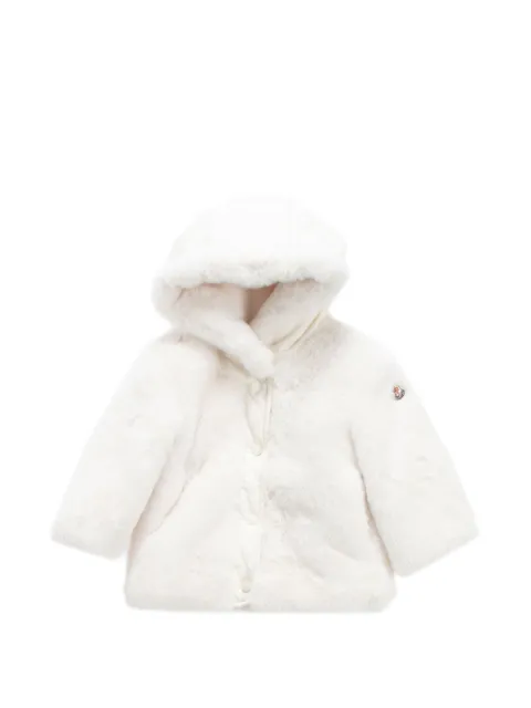 Moncler Enfant chaqueta Viona de pelo artificial