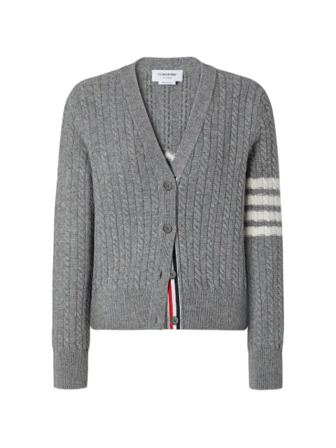 Thom Browne cárdigan con motivo 4-Bar