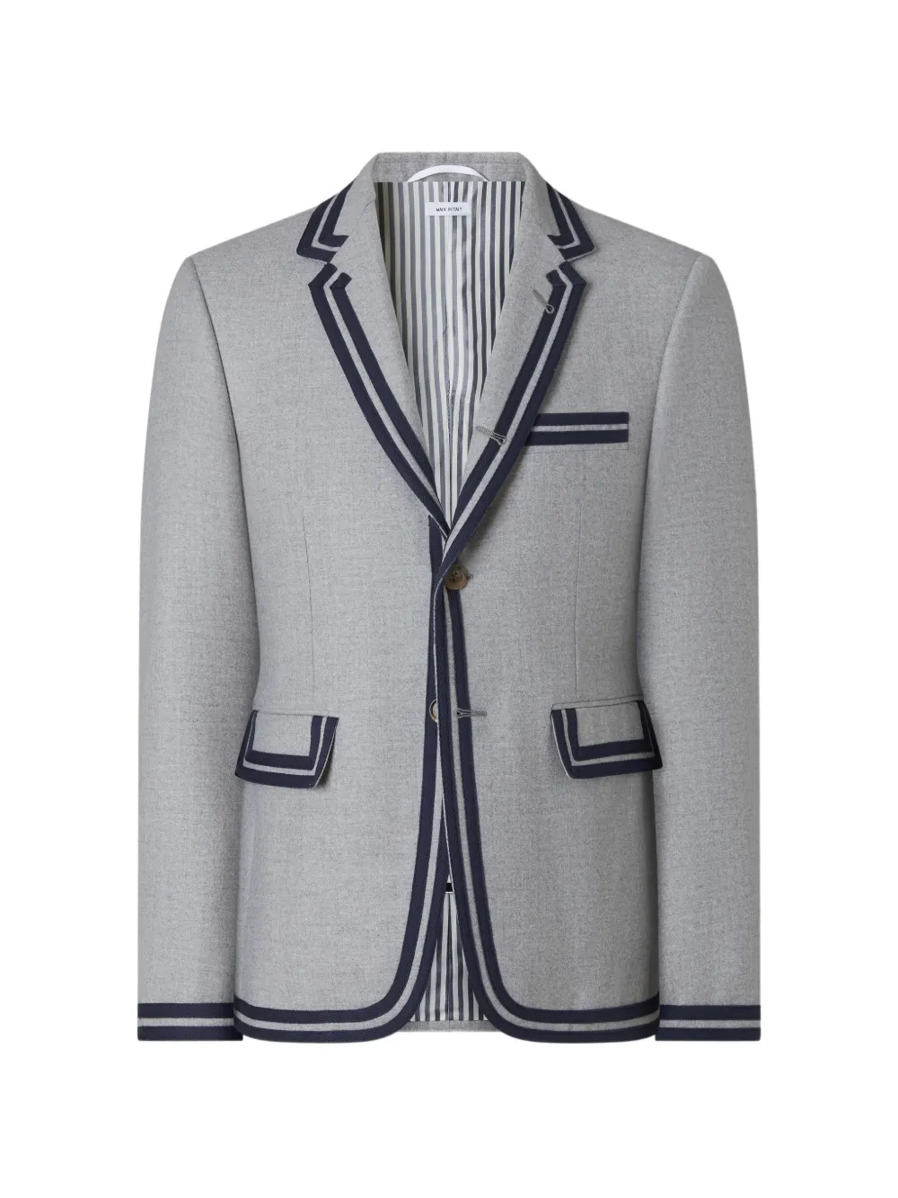 Thom Browne wool flannel cricketing sportcoat - Grigio