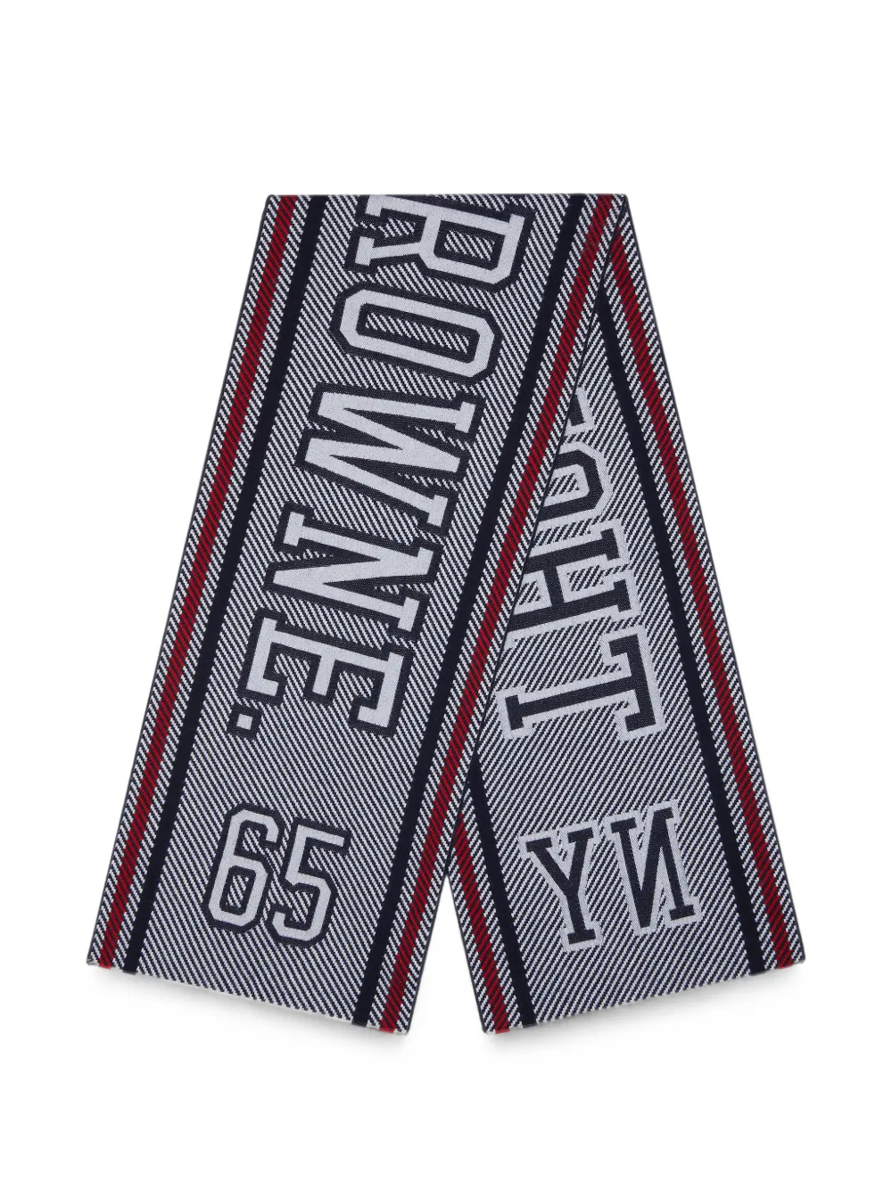 Thom Browne Sjaal van merinowol Grijs