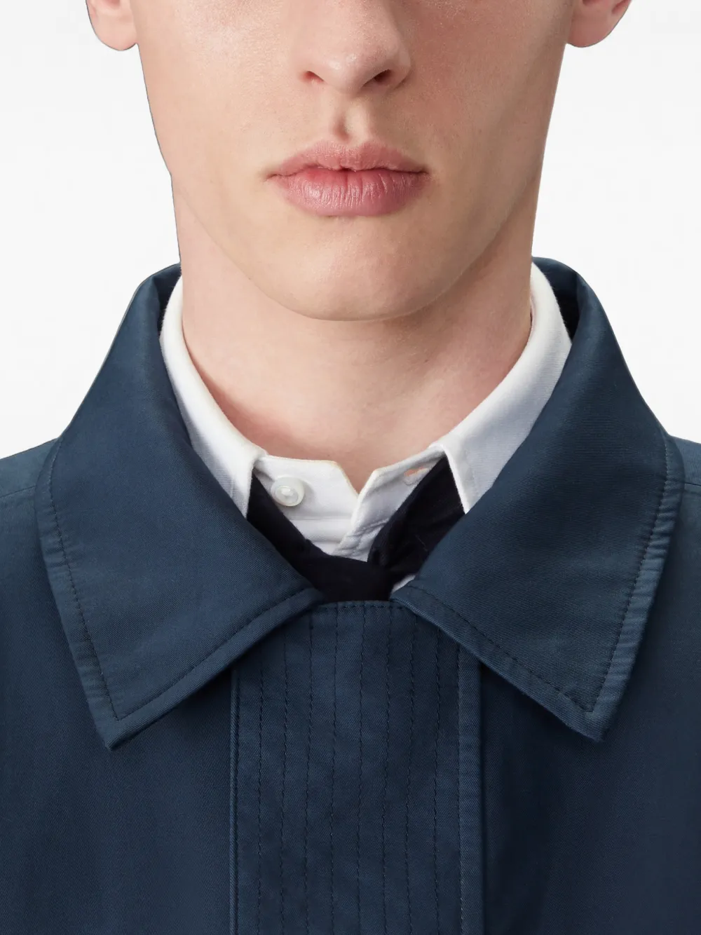 Thom Browne Mackintosh regenjas Blauw