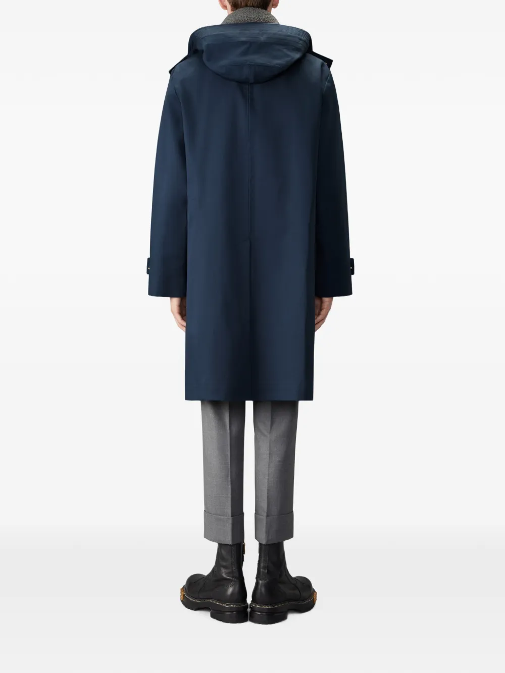 Thom Browne Mackintosh regenjas Blauw