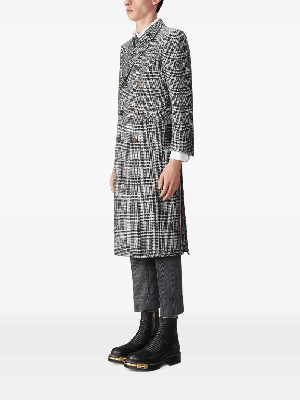Thom Browne Chesterfield wollen jas Grijs