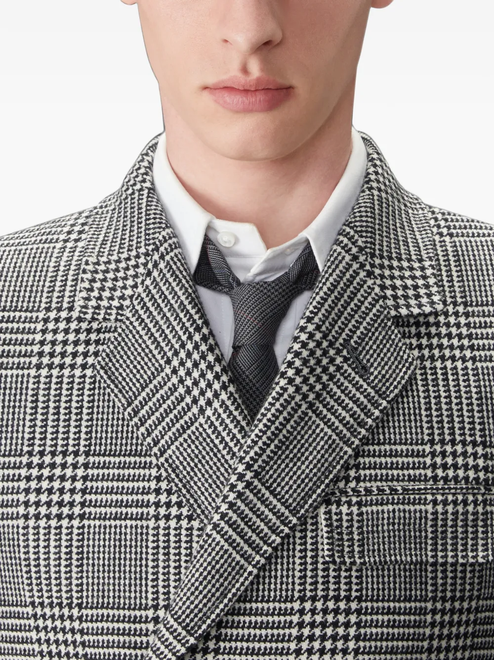 Thom Browne Chesterfield wollen jas Grijs
