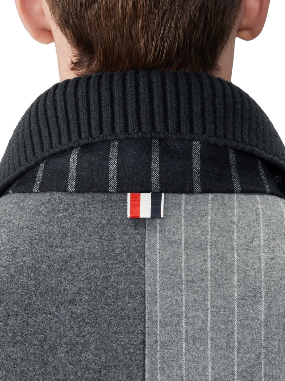 Thom Browne Gewatteerd jack Grijs