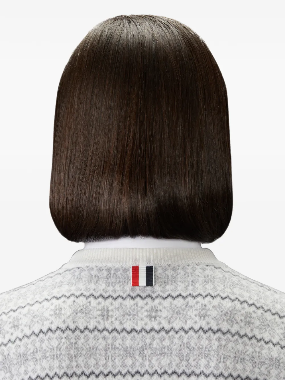Thom Browne Vest van merinowol-jacquard met sneeuwvlok Wit