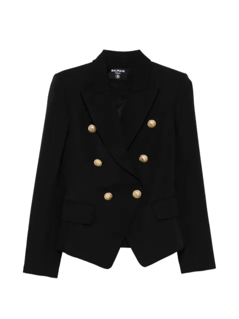 Balmain double-breasted wool blazer