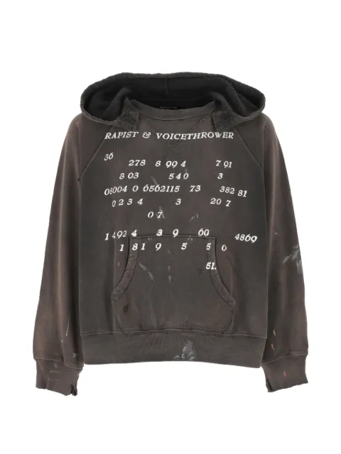 Enfants Riches Déprimés distressed graphic-print hoodie