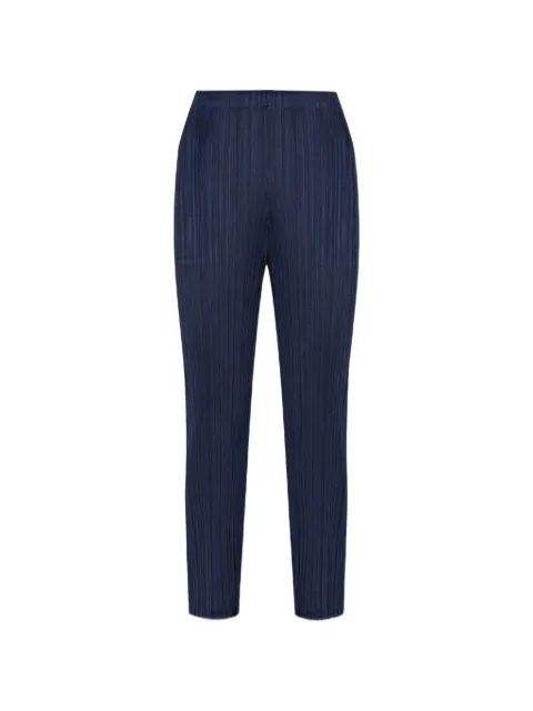 Pleats Please Issey Miyake plissé-effect trousers