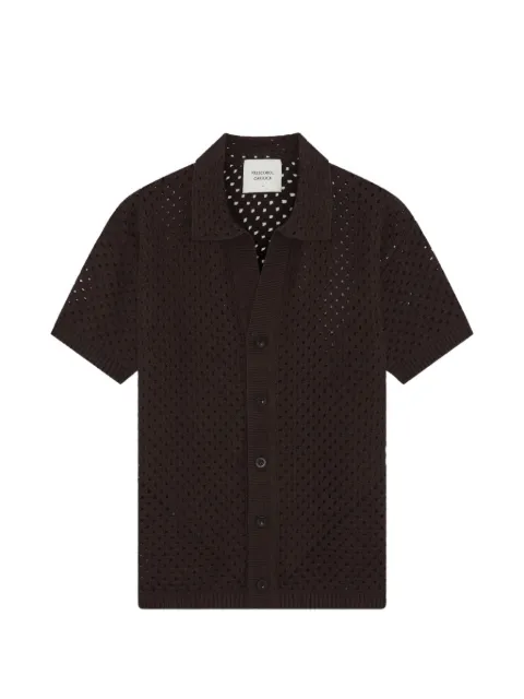 Frescobol Carioca Pinto crochet shirt