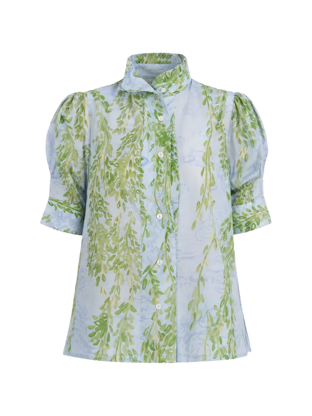 Thierry Colson Vita floral-print shirt - Blu