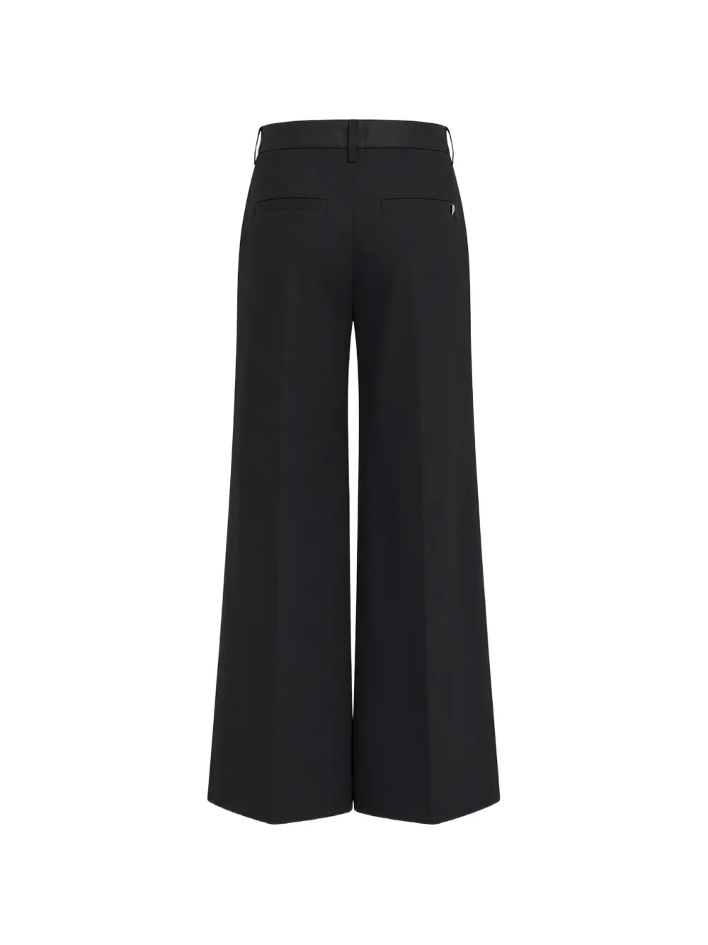 DONDUP Idra pantalon met wijde pijpen Zwart