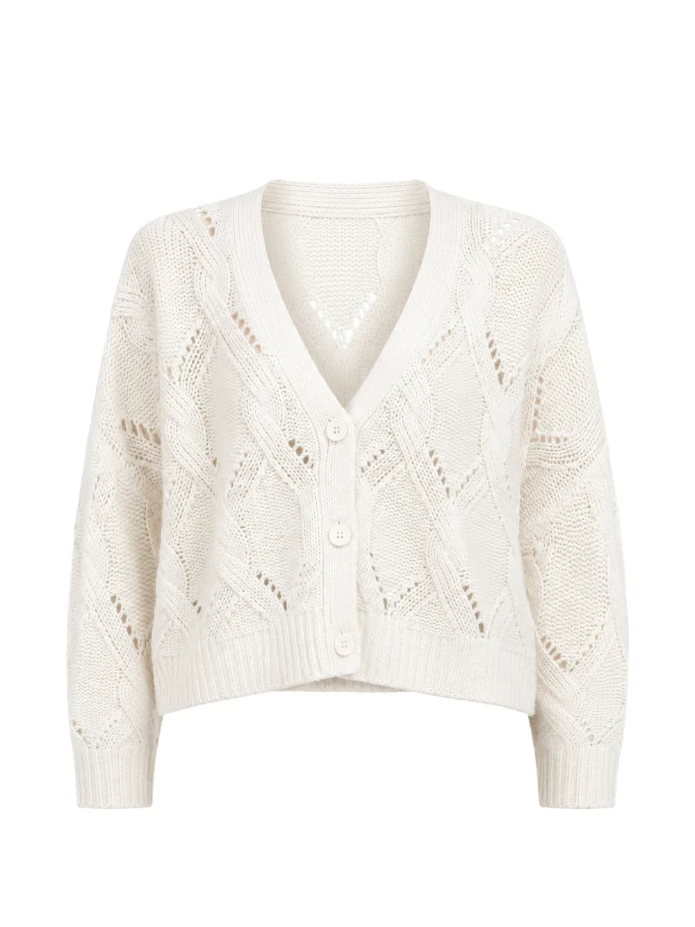 SABLYN Elliot cable-knit cardigan - Toni neutri