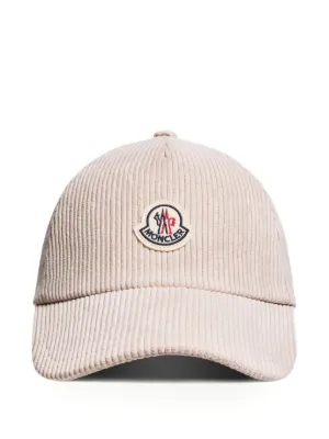 Moncler Gabardine Baseball Cap | Pink | FARFETCH