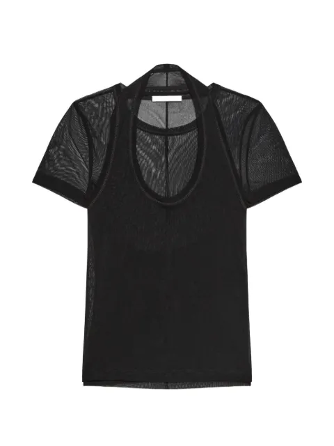 Helmut Lang playera a capas