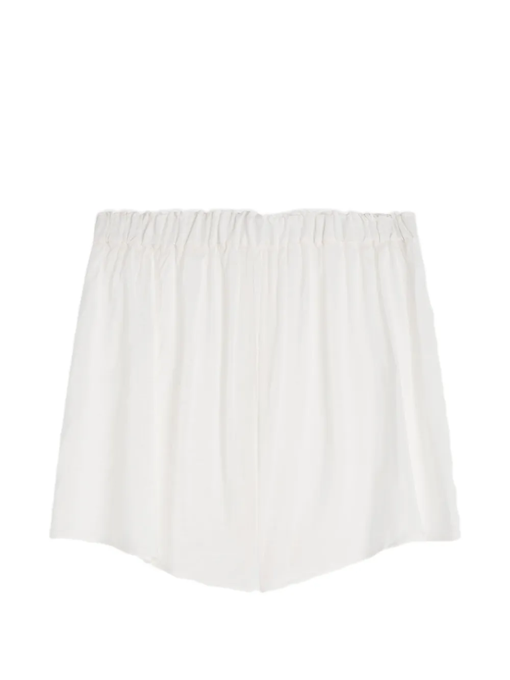 Frenckenberger Cremona elasticated-waistband shorts - White