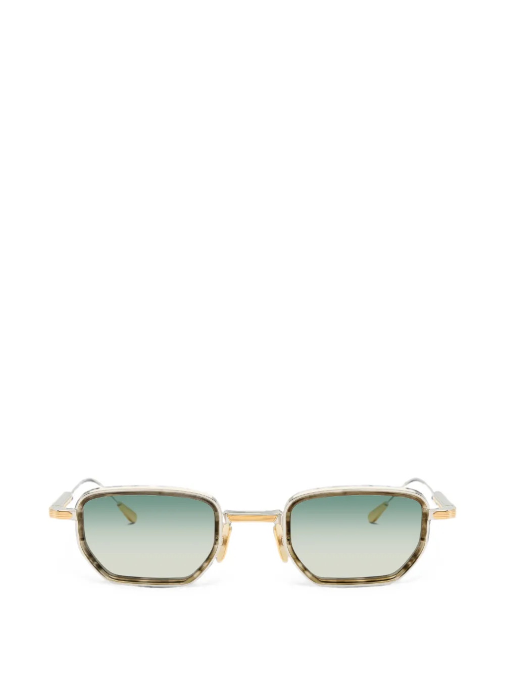 Lunetterie Générale All The Time In The World geometric-frame sunglasses - Verde