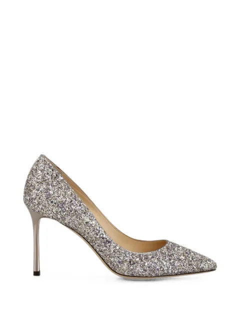 Jimmy Choo Romy glitter pumps