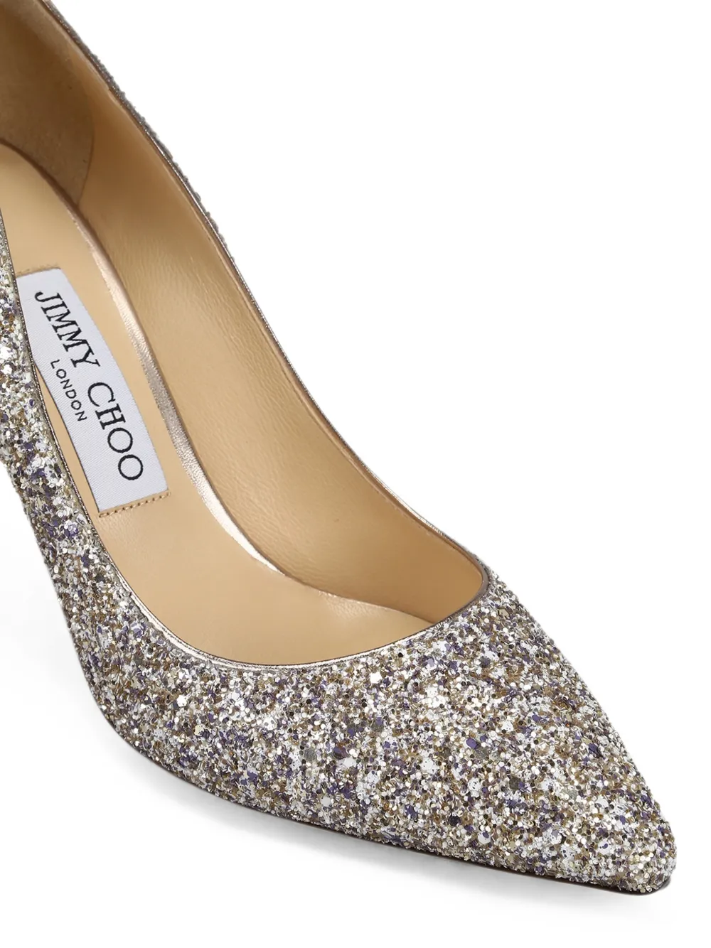 Jimmy Choo Romy glitter pumps Zilver