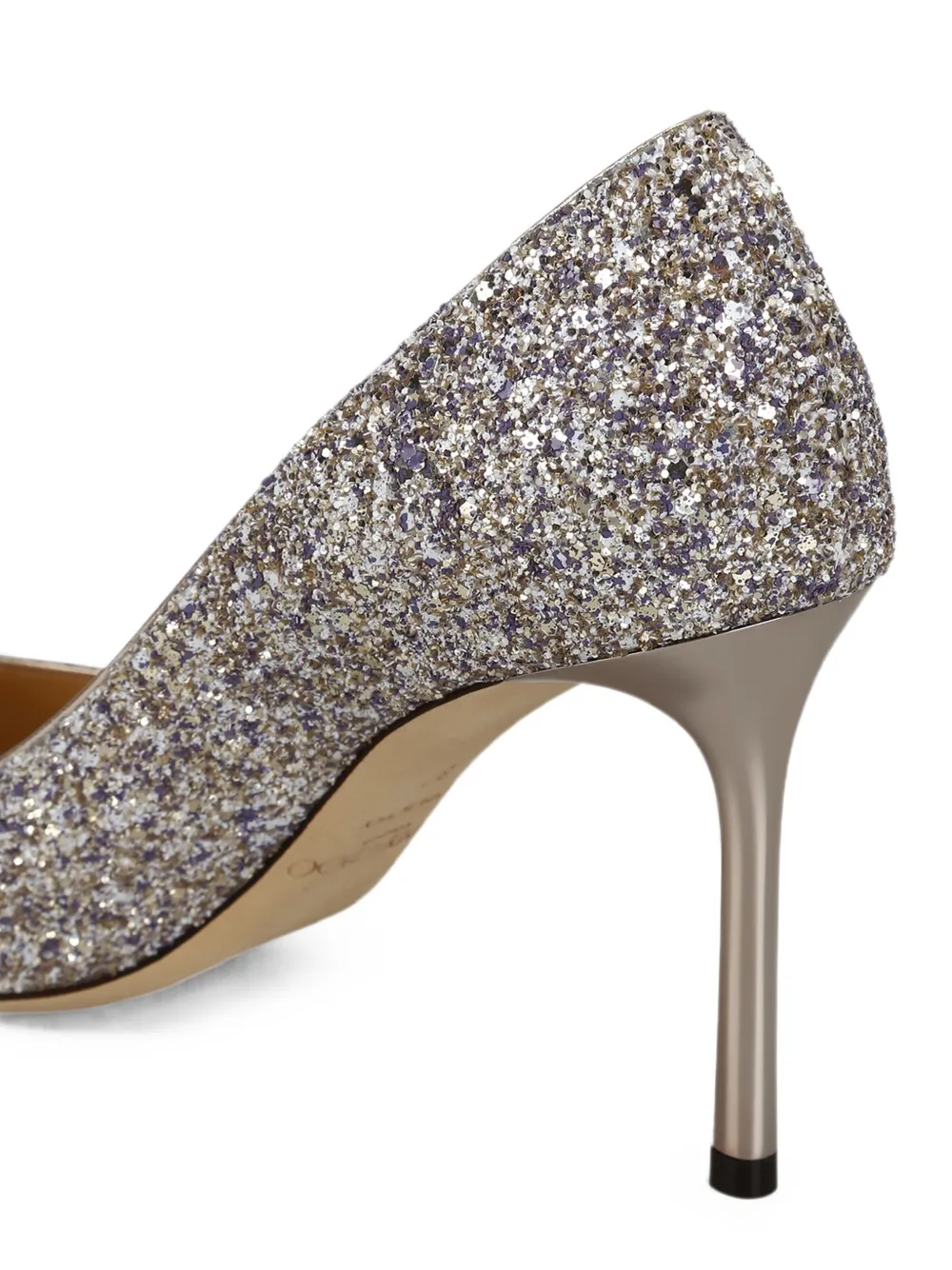 Jimmy Choo Romy glitter pumps Zilver