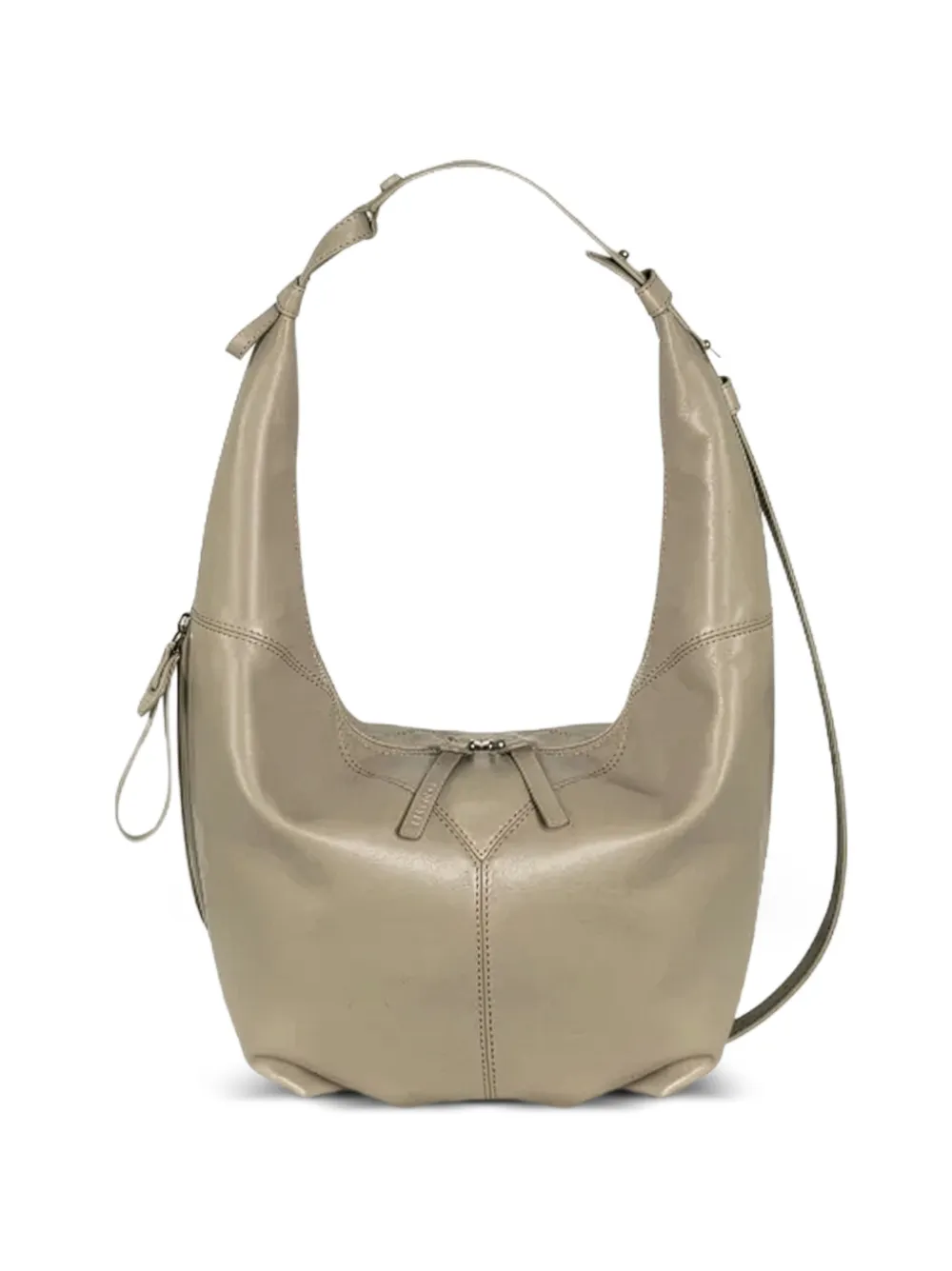 Bonastre Bow adjustable-strap shoulder bag - Neutrals