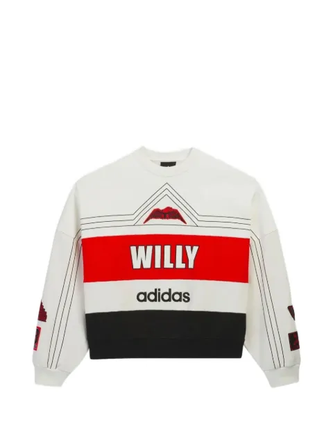 adidas x Willy Chavarria NY graphic-print embroidered sweatshirt