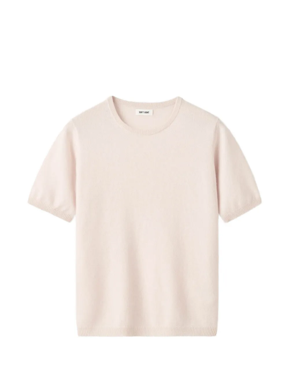 Soft Goat short-sleeve crew-neck T-shirt - Rosa