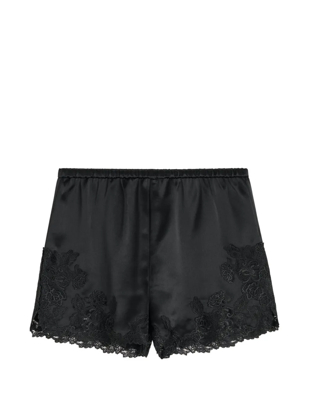 By Malene Birger Eri lace-trim shorts - Schwarz
