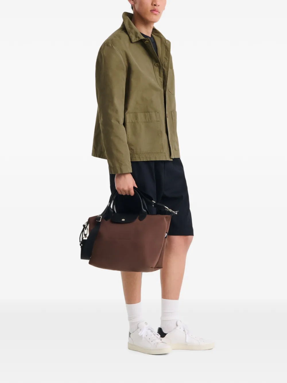 Longchamp Le Pliage Energy L handtas Bruin