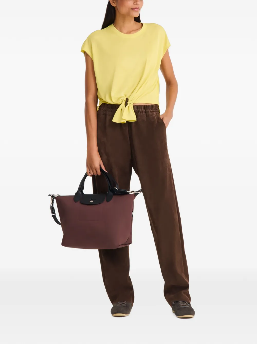 Longchamp Le Pliage Energy L handtas Bruin