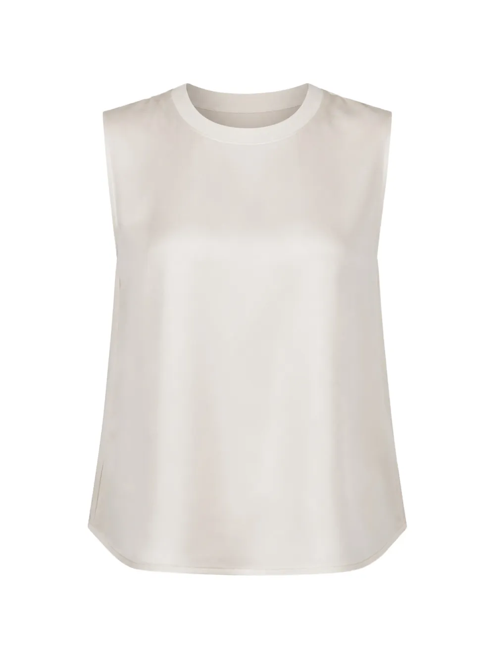 PATRICK ASSARAF silk crew-neck tank top - Toni neutri