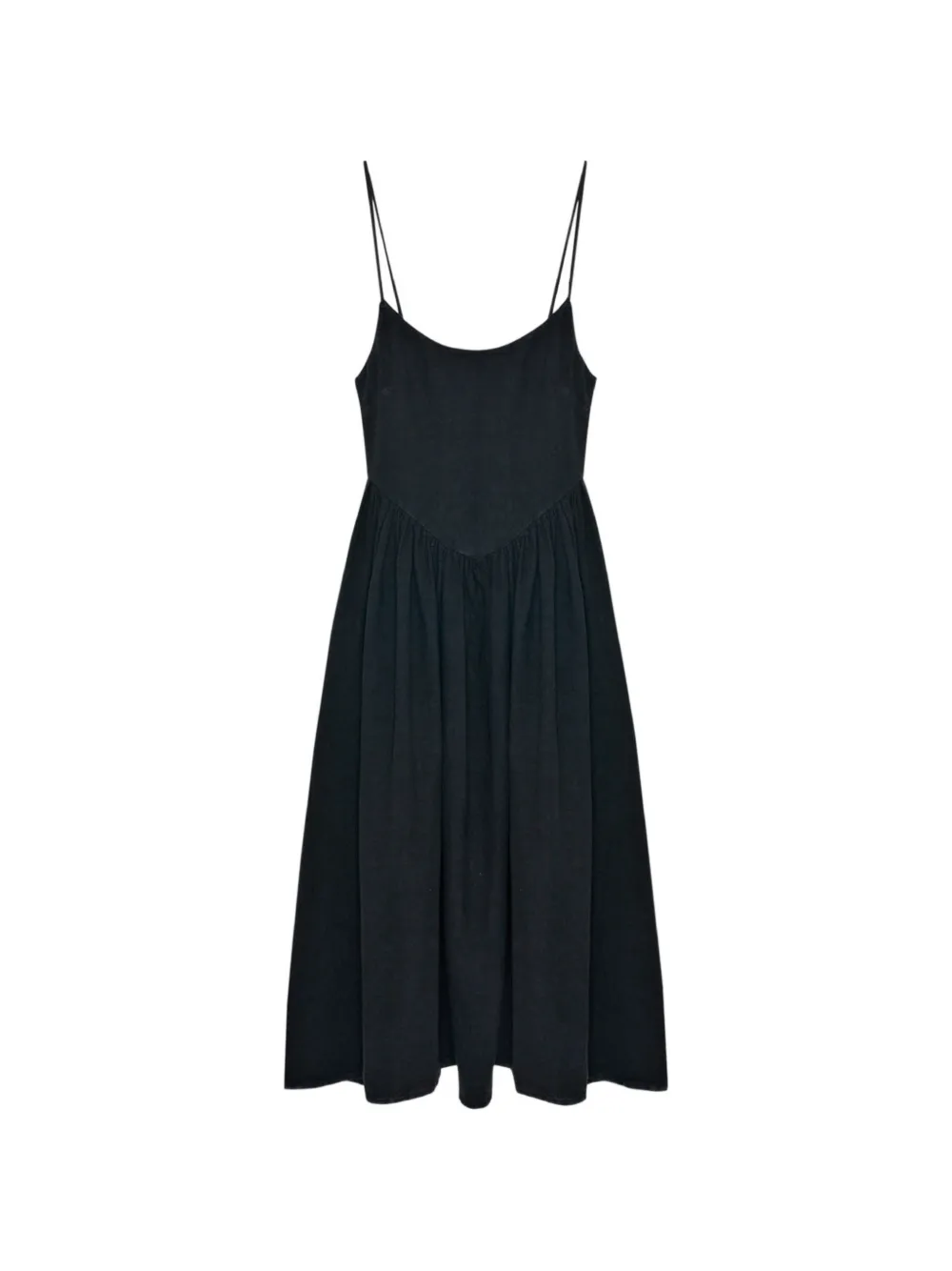 THE NEW SOCIETY Lippia flared midi dress - Nero