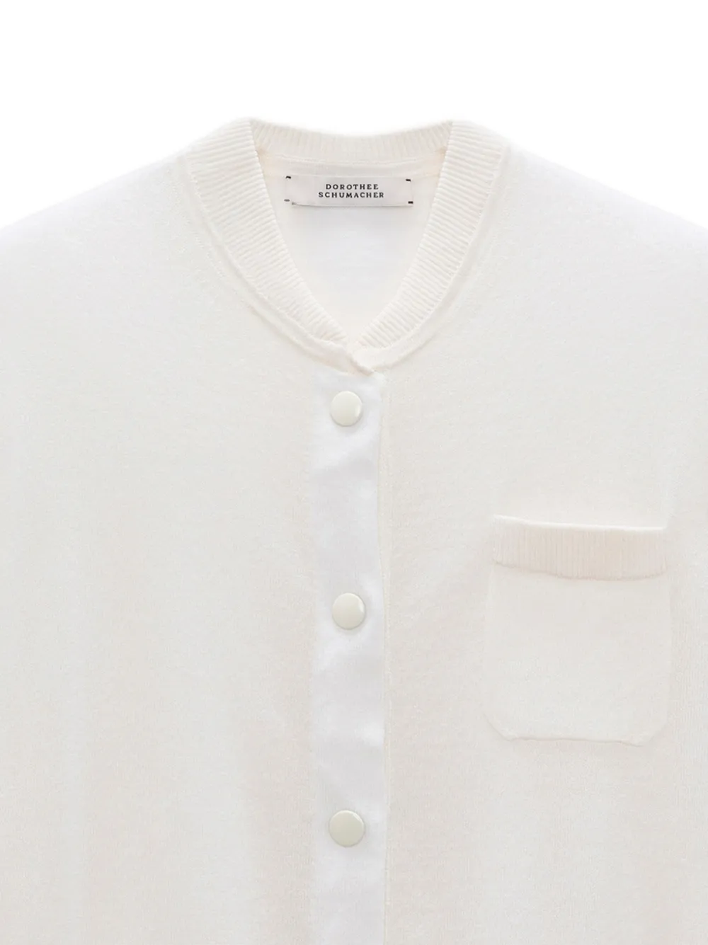 Dorothee Schumacher Verfijnd vest met knoopsluiting Wit