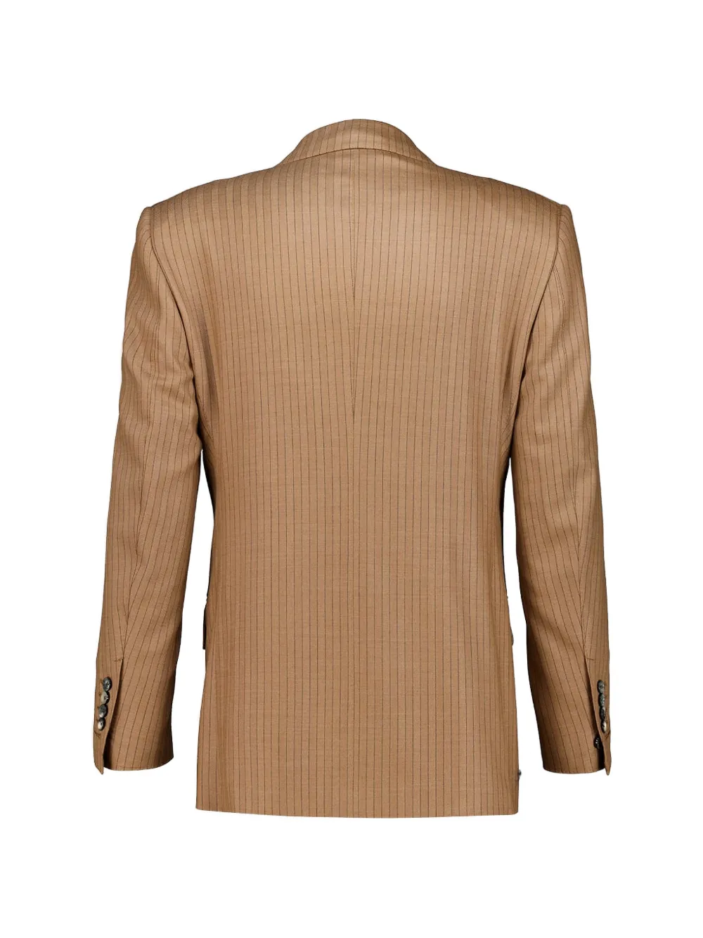 TOM FORD Jack met dubbele rij knopen en strepen Beige