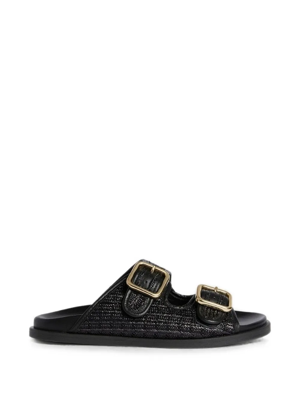 MOMONÌ buckle-fastening raffia sandals