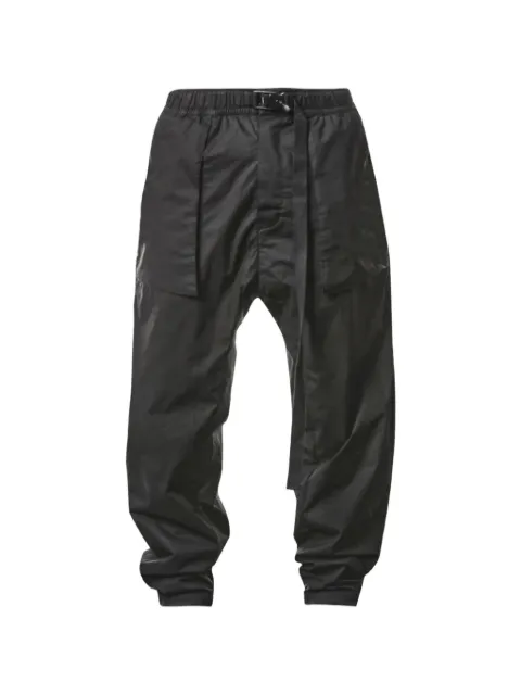 Thom Krom buckle-fastening drop-crotch trousers