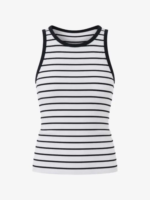 PATRICK ASSARAF striped ribbed tank top