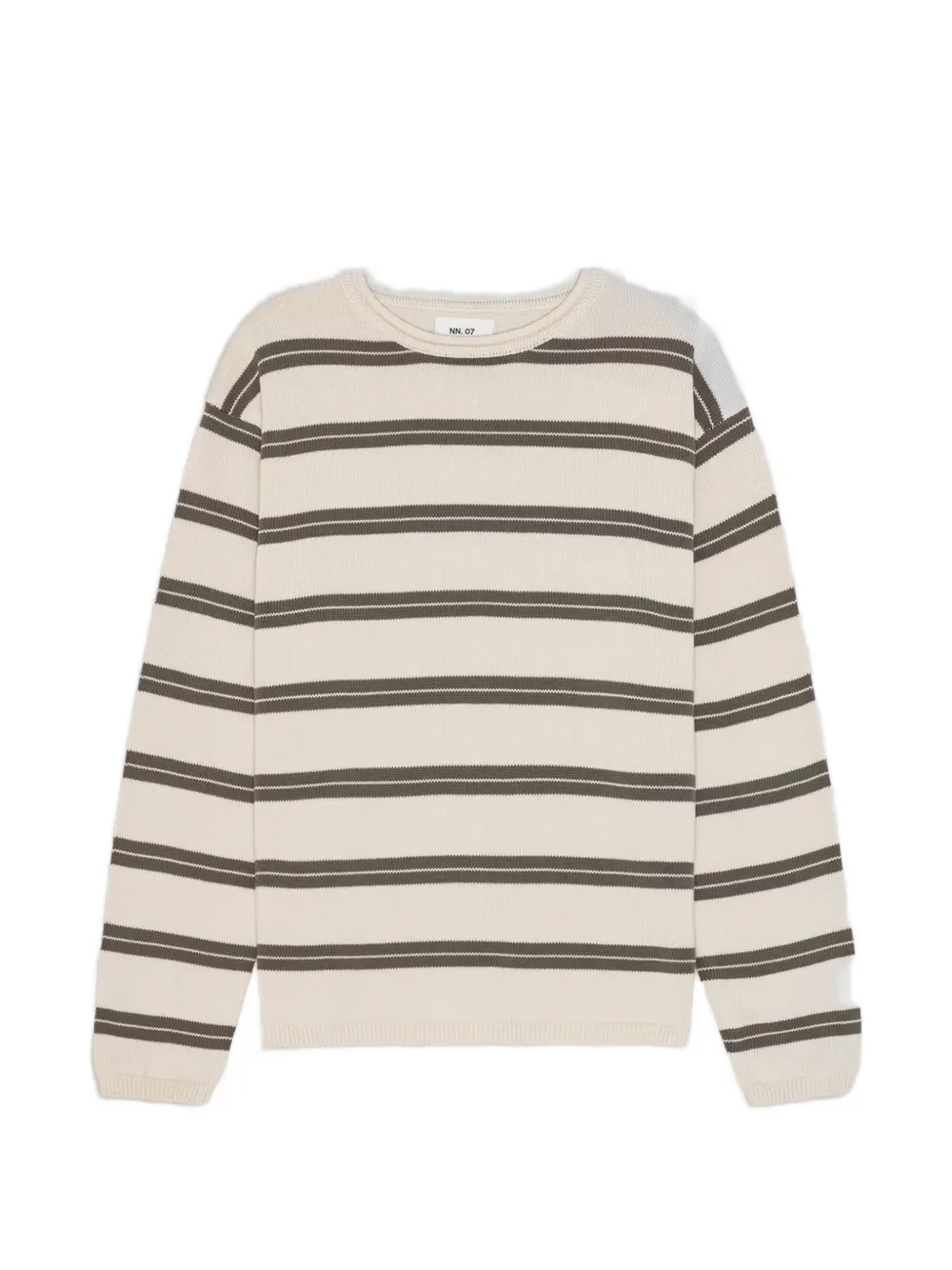 NN07 Sailor gestreepte trui Beige