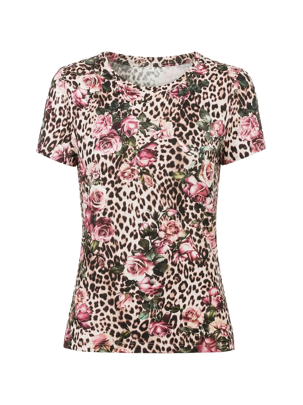 L'Agence Ressi cheetah-print T-shirt - Toni neutri